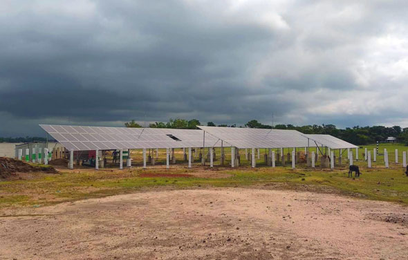 AC solar pumping system